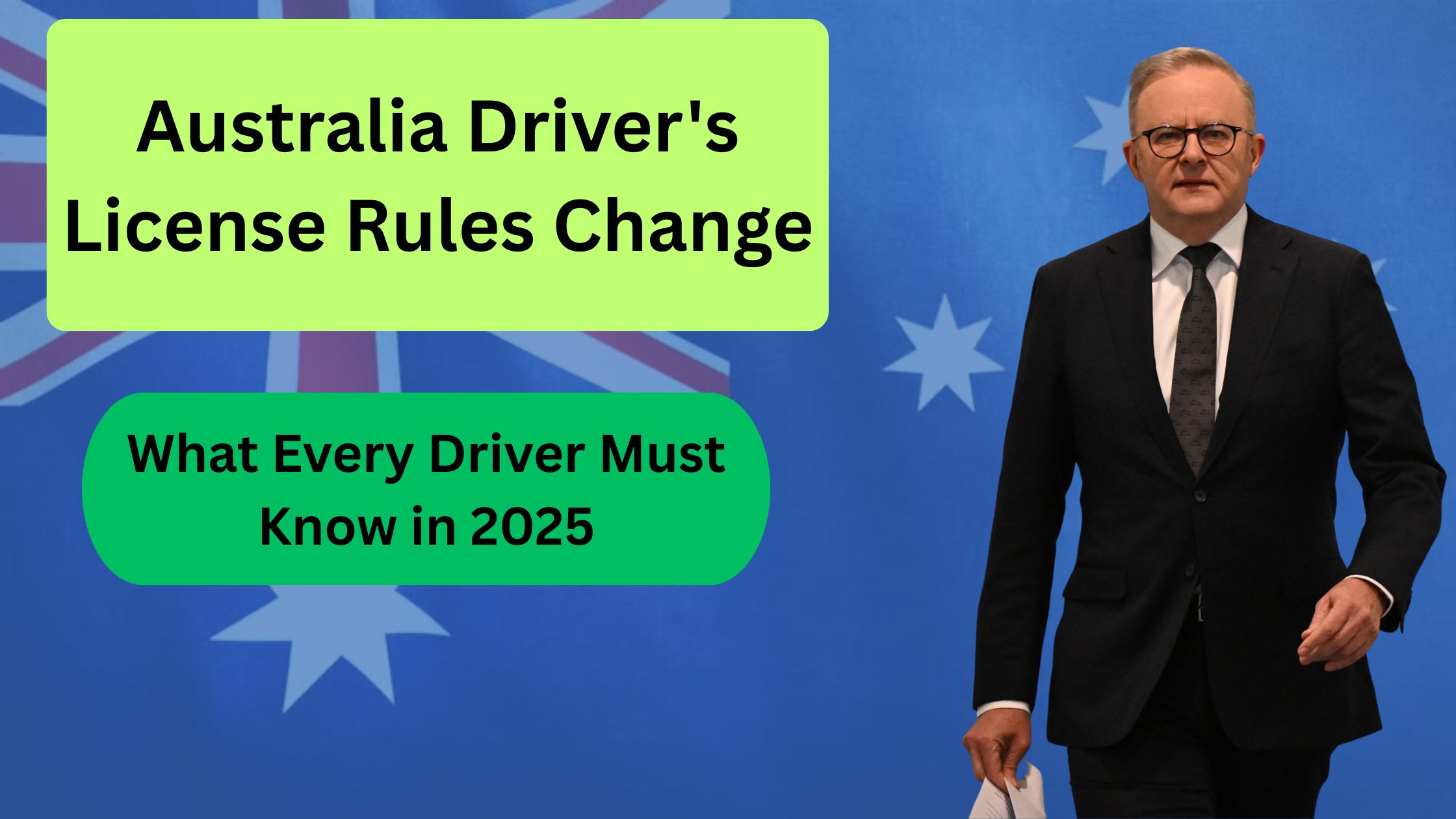 Australia Driver's License Rules Change