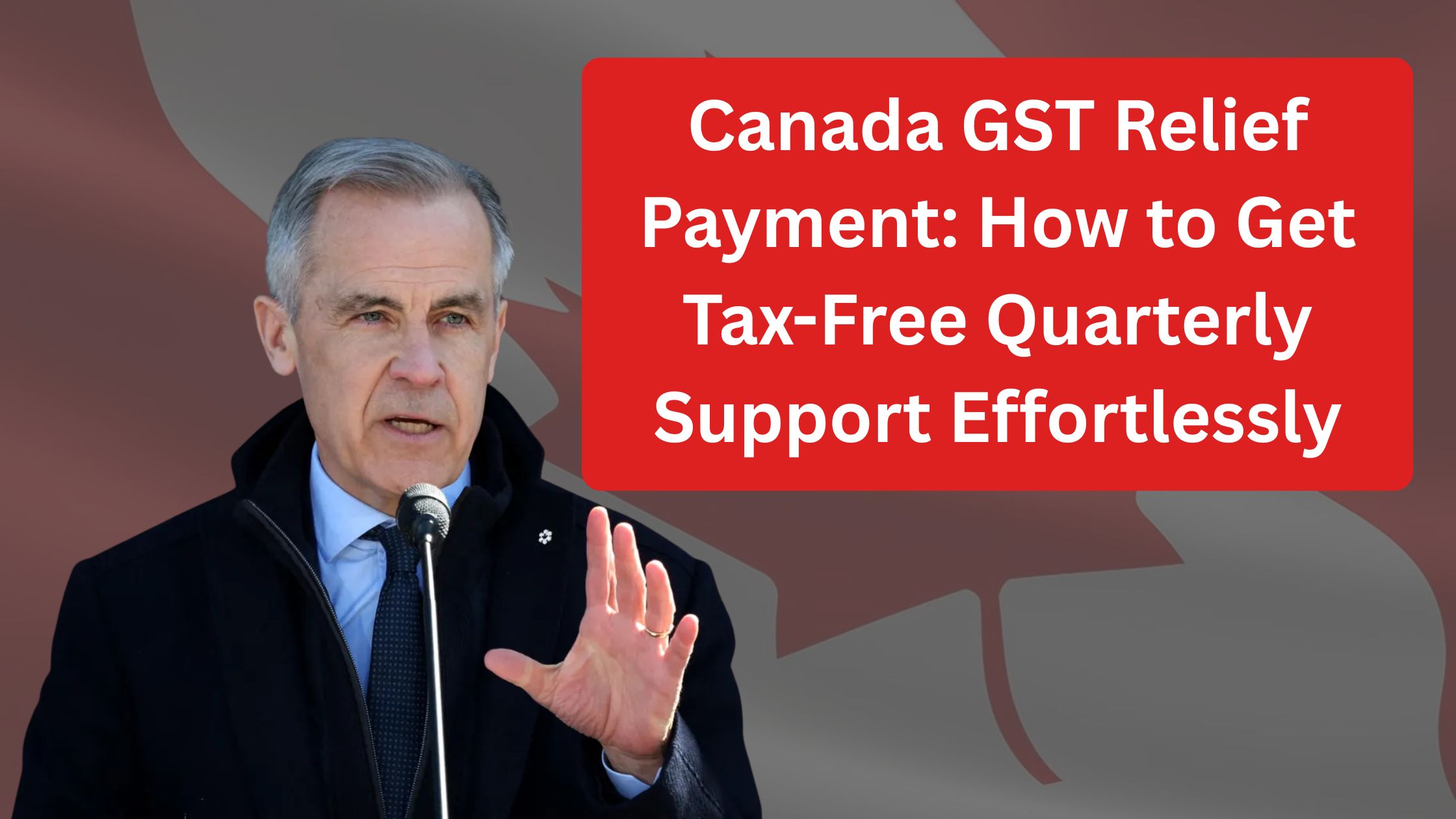 Canada GST Relief Payment
