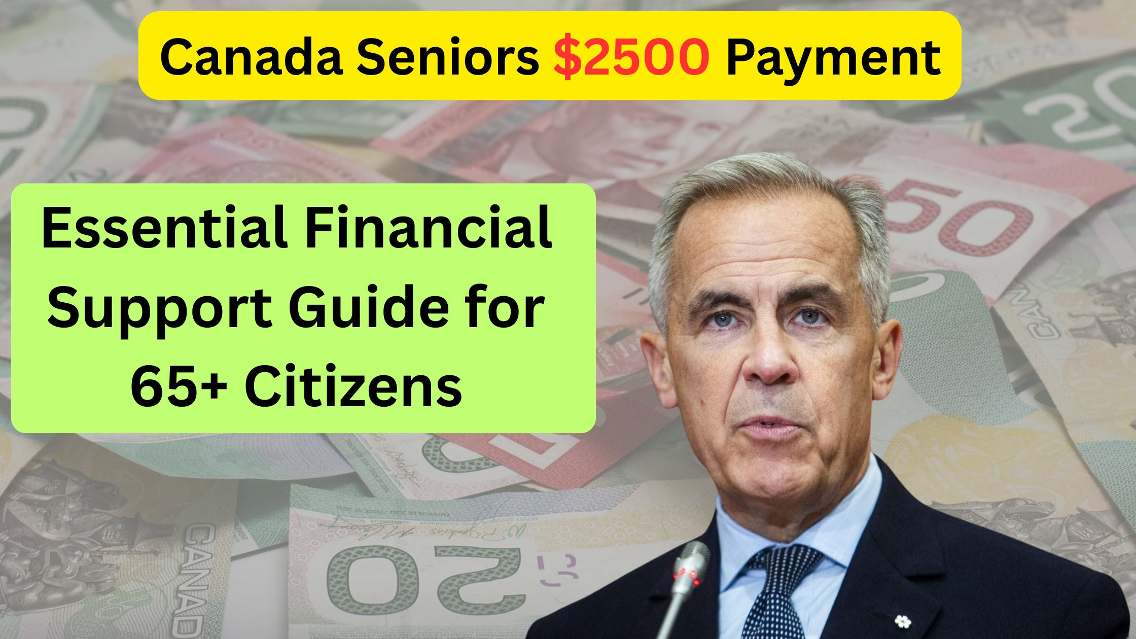 Canada Seniors $2500 Payment